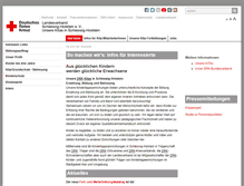 Tablet Screenshot of drk-sh-kita.de
